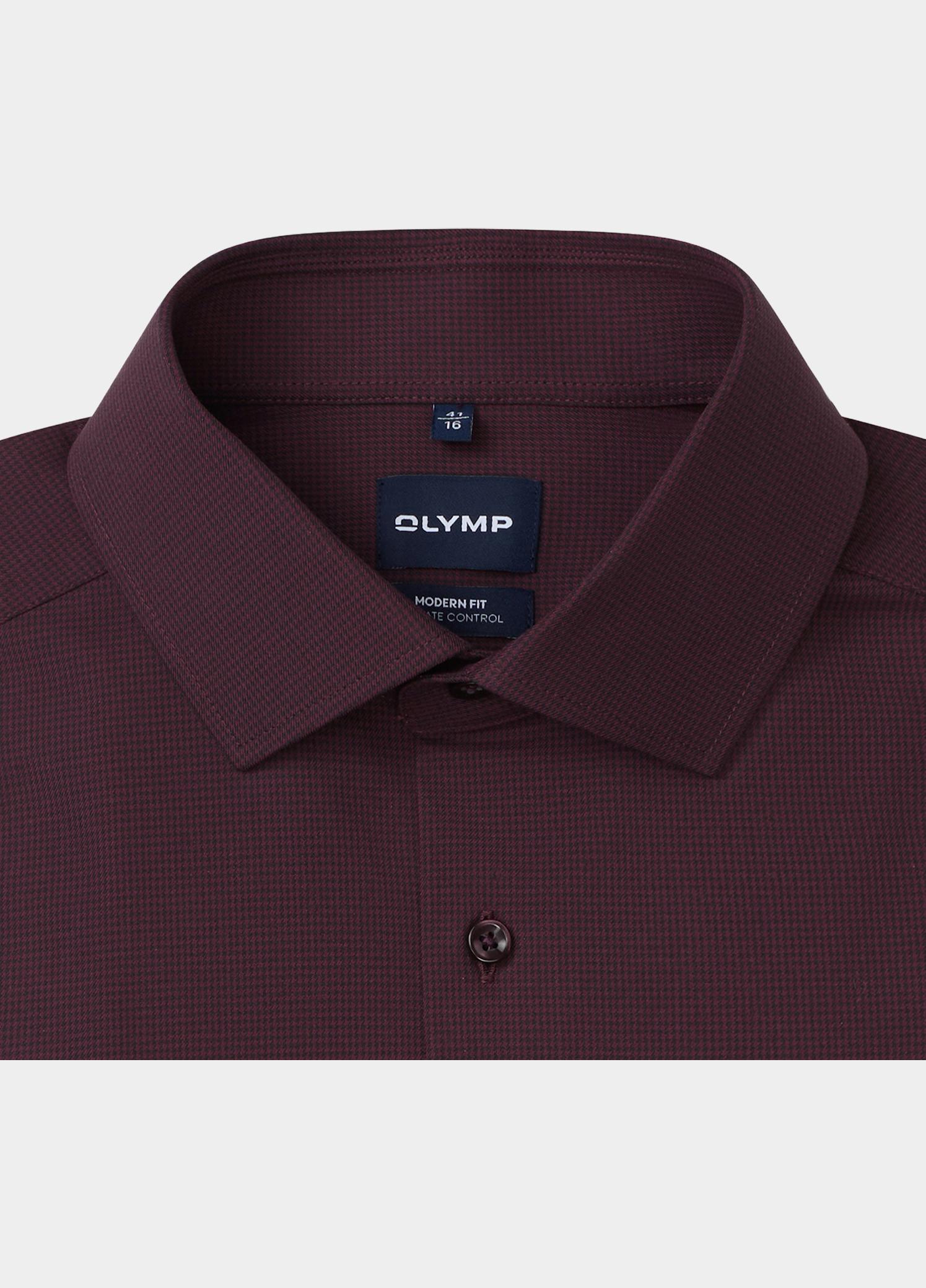 Olymp Overhemd extra lange mouw Rood Luxor CC mf D.2157 o.T. 139429/37