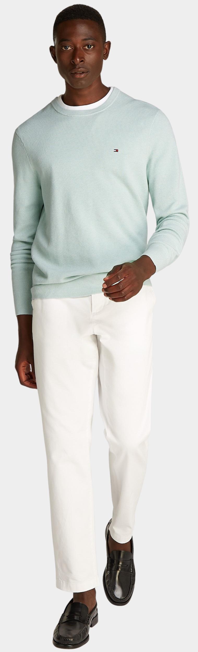 Tommy Hilfiger Pullover Groen Essential Structure Crew Neck MW0MW36347/MRE