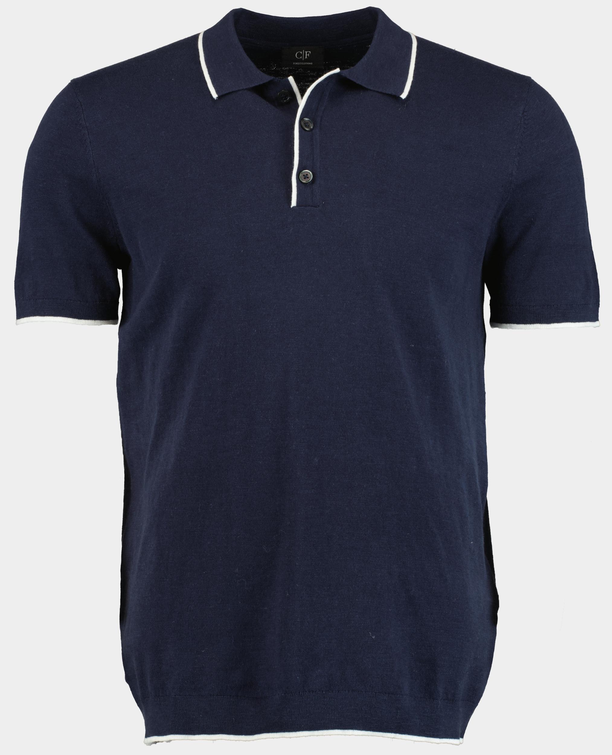 Commander Polo korte mouw Blauw Polo-Pullover, 1/2 Arm 213013090/607