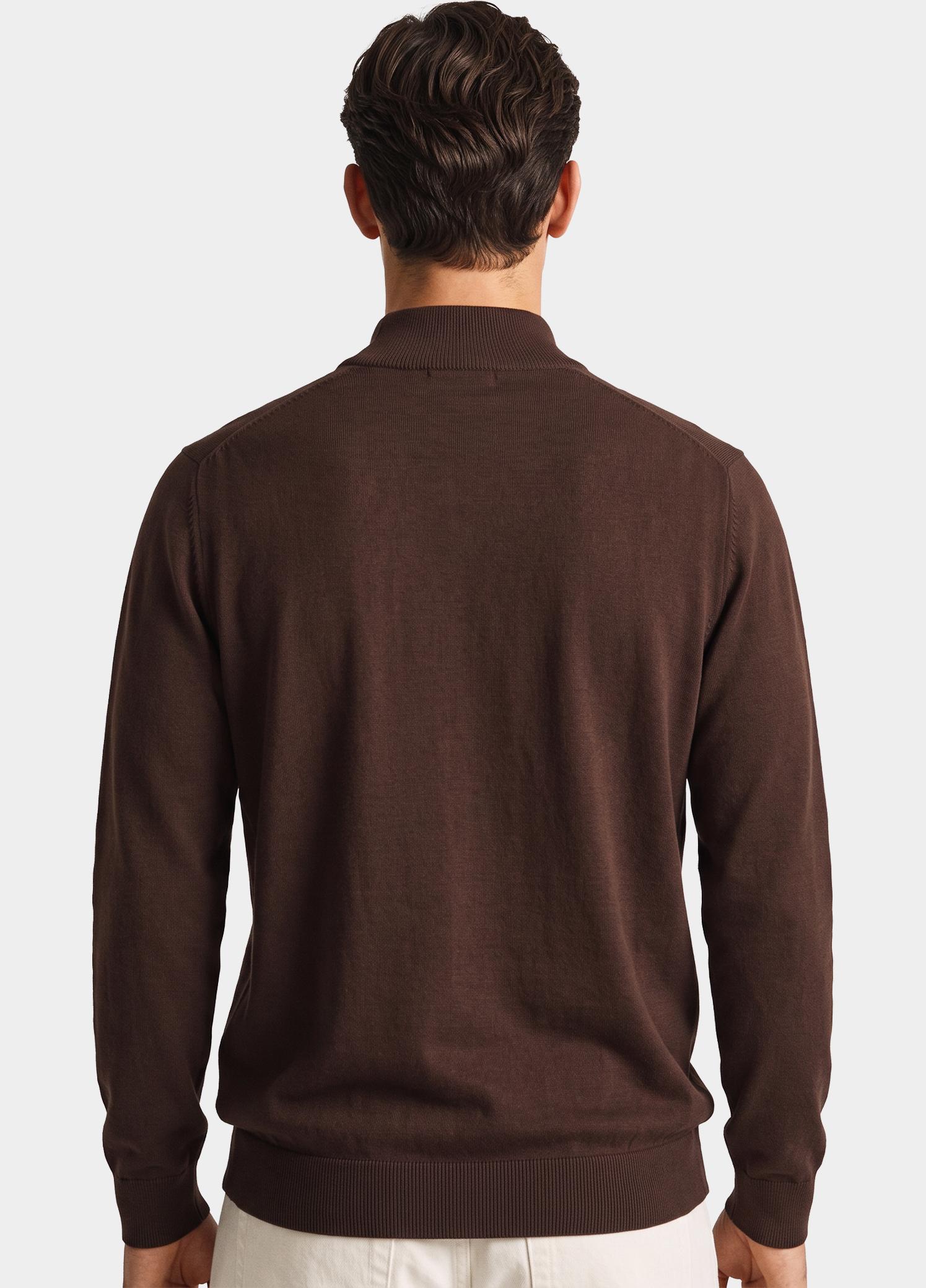 Bos Half Zip Bruin  302/8106