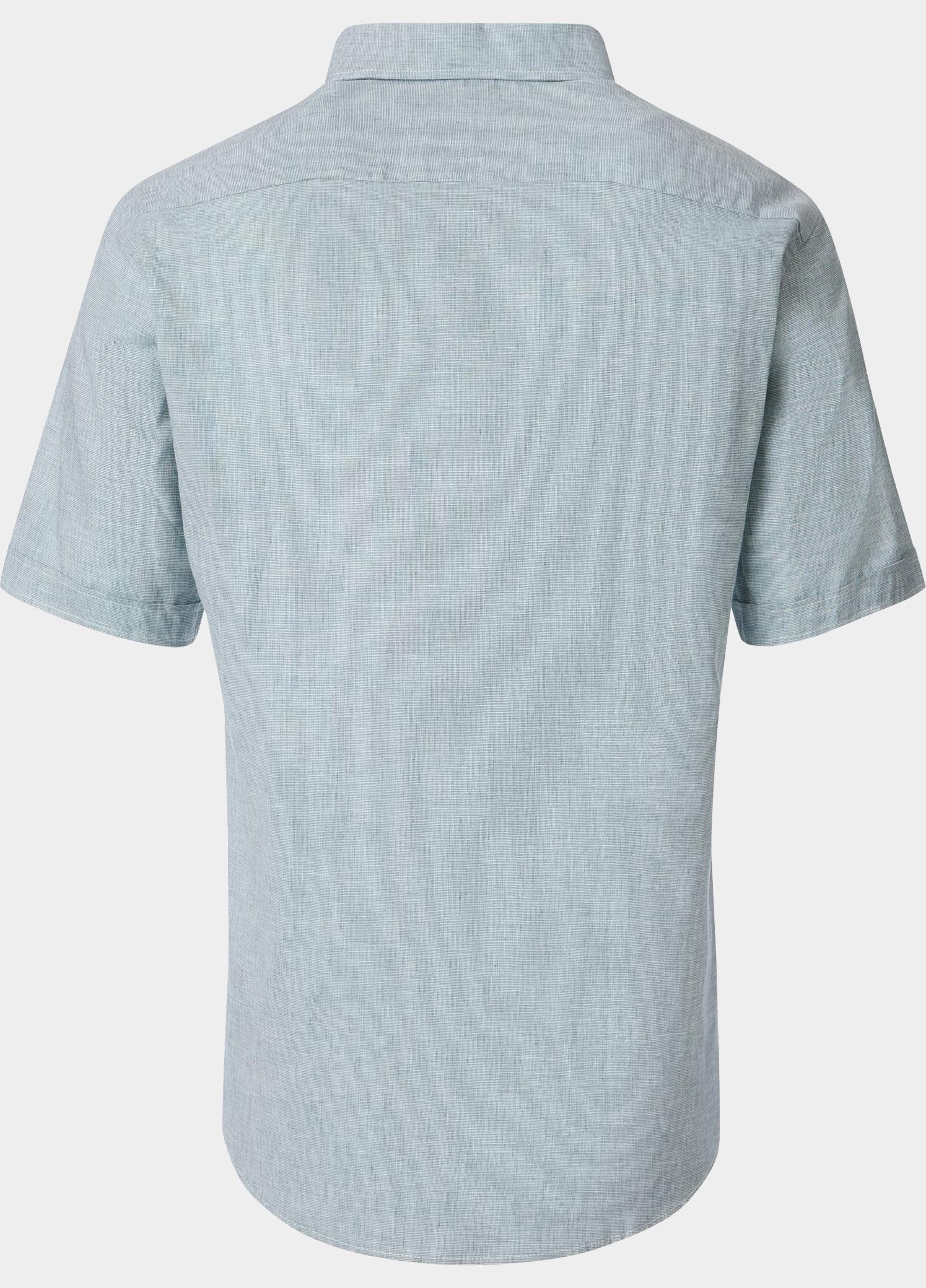 Casamoda overhemd korte mouw heren Groen B.D. Casual Short 1/ Arm 954457100/300