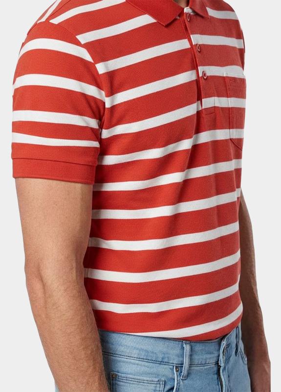 Commander flag Polo heren Rood  214008359/401