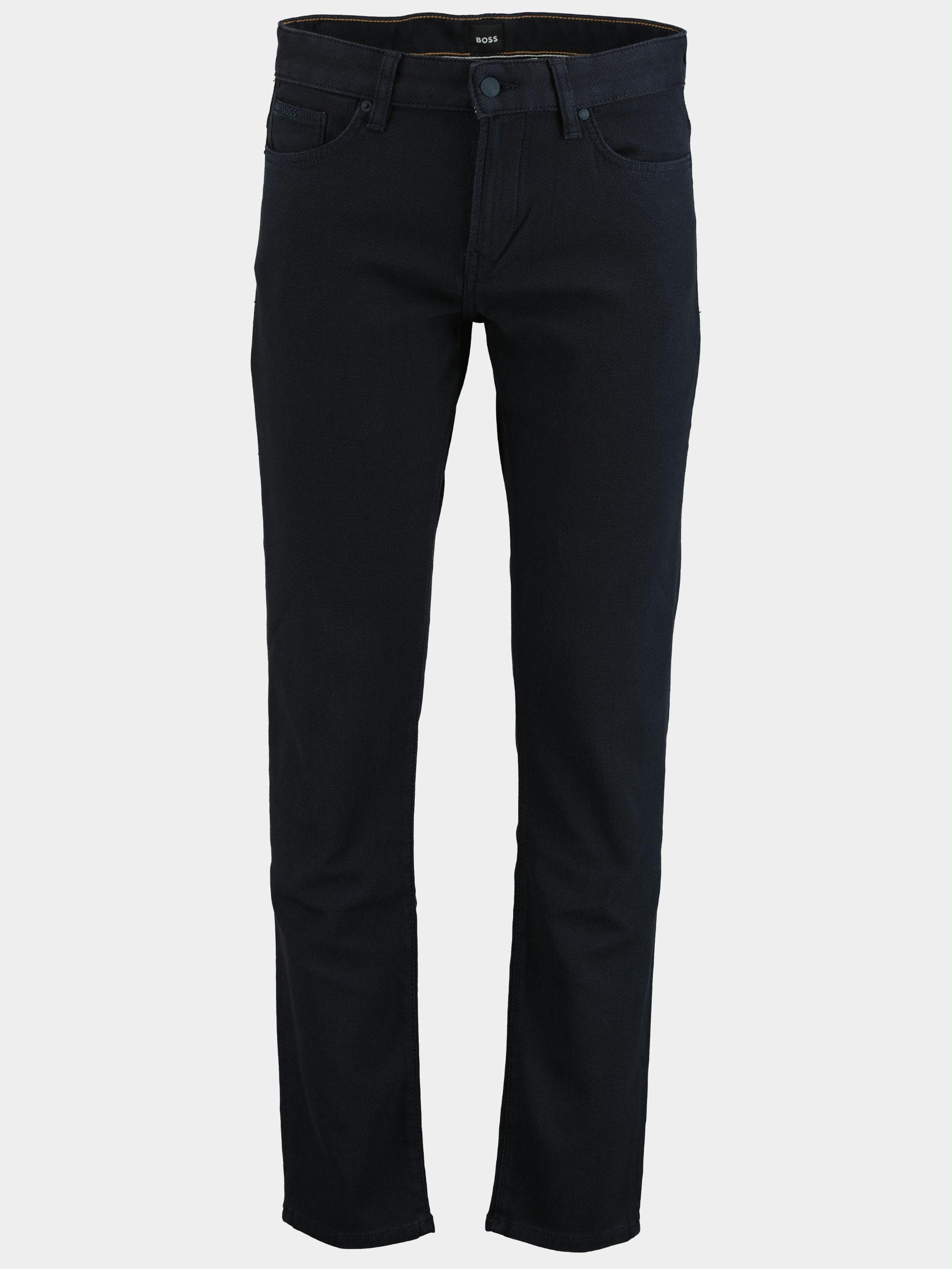 BOSS Black 5-Pocket Jeans Blauw Delaware3-1-20 10244065 01 50477803/404