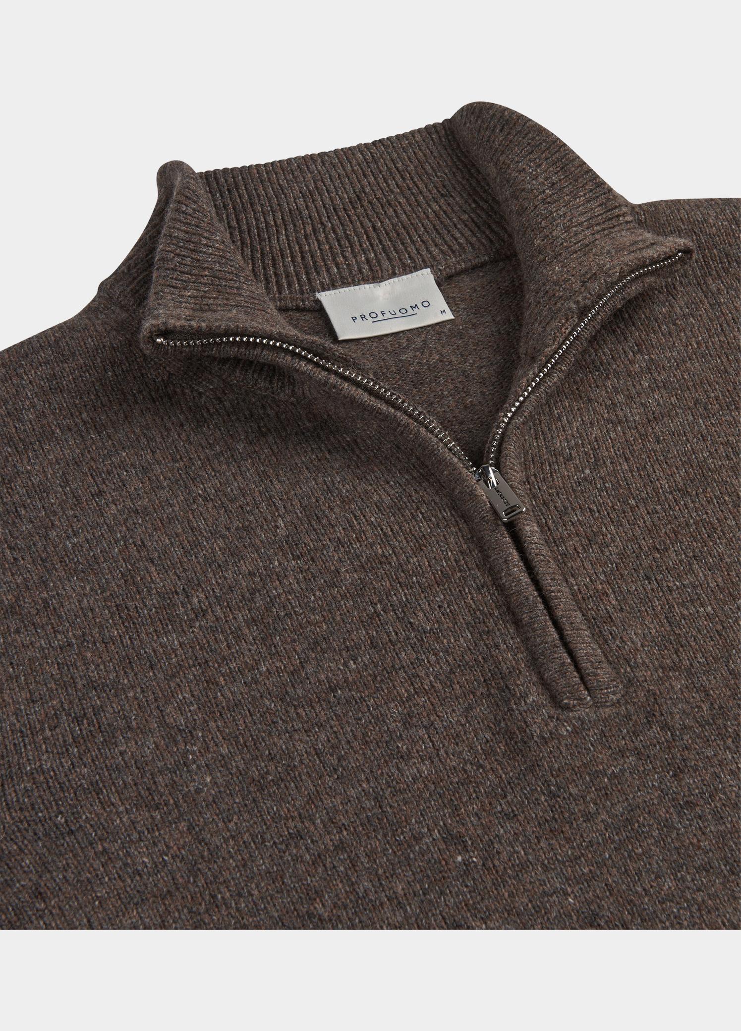 Profuomo Half Zip Bruin  PPWJ30029/B
