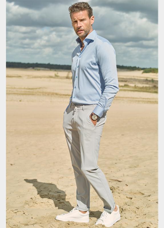 Ledub Business hemd lange mouw Blauw  0143305/130-000-000