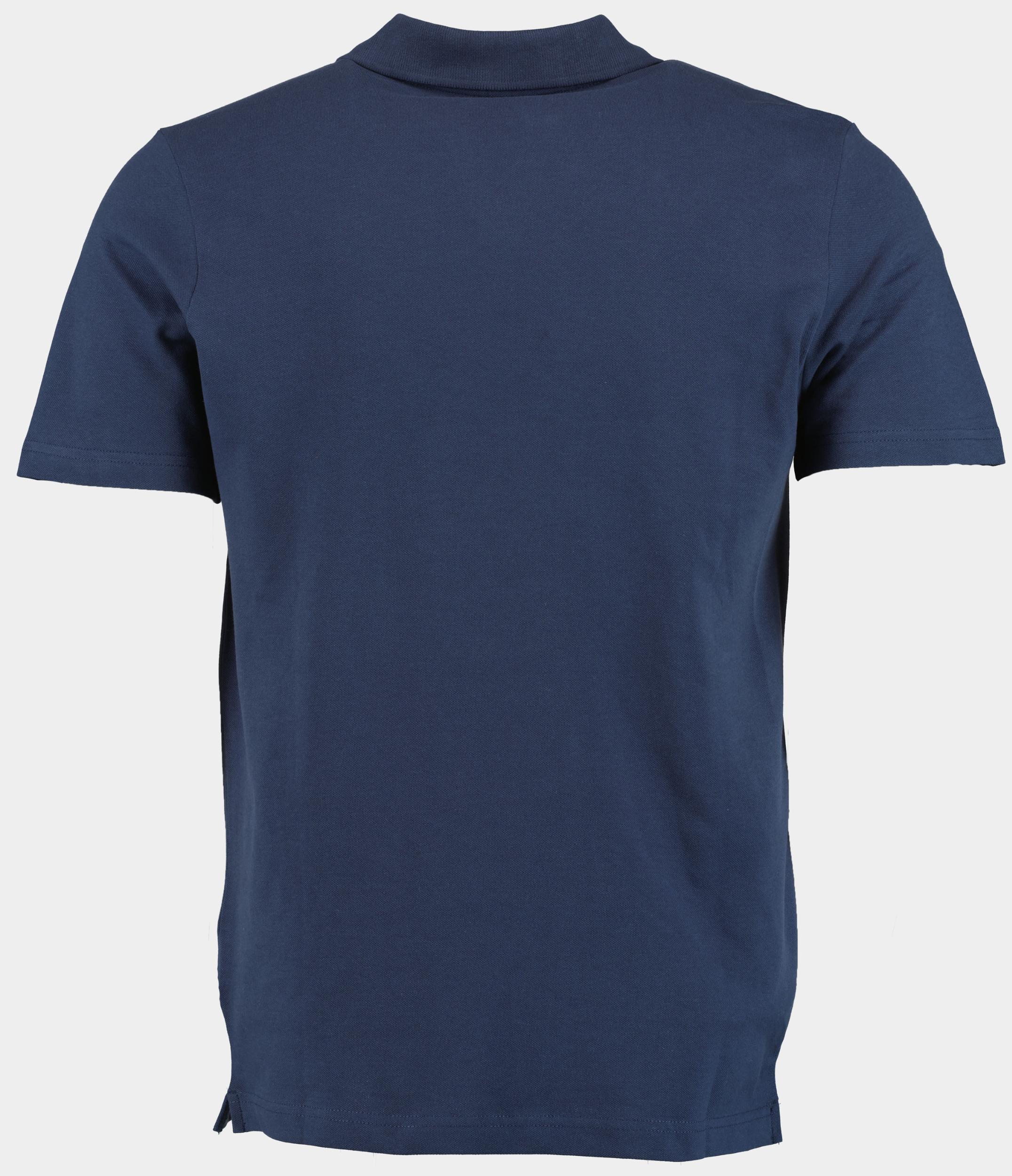 Bos Polo korte mouw Blauw Polo V Placket 2804425/208 Cobalt Blue