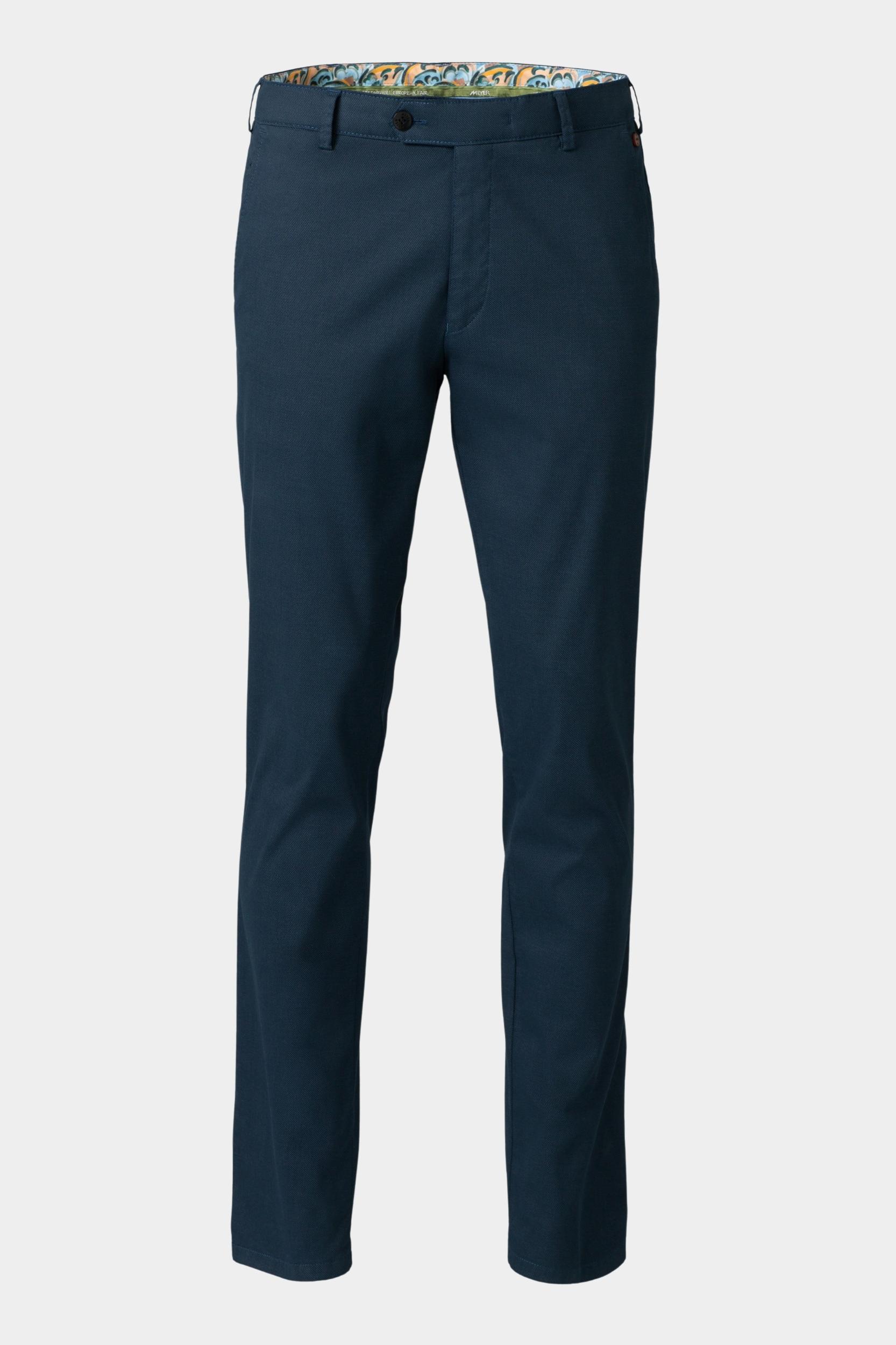 Meyer Katoenen Broek Blauw BONN Art.1-5055 1021505500/18
