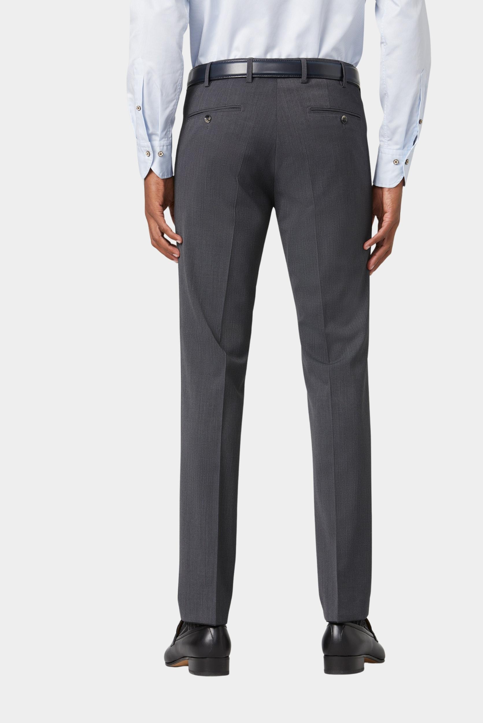 Meyer Wollen Pantalon Grijs pantalon bonn antraciet mf 1029250000/07