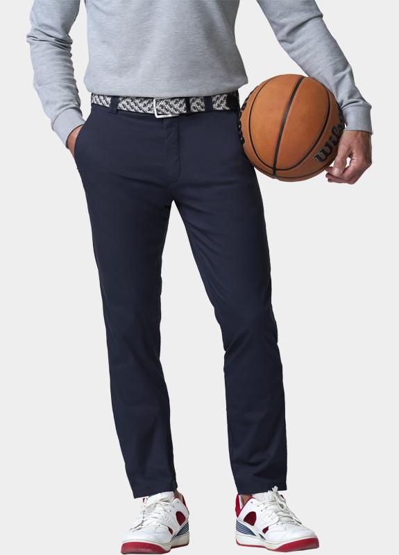 Meyer Chino Blauw BONN Art.1-8137 1021813700/18