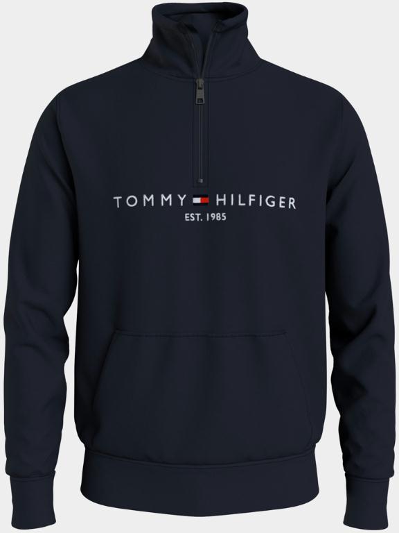 Tommy Hilfiger Coltrui Blauw Tommy Logo Mockneck MW0MW20954/DW5