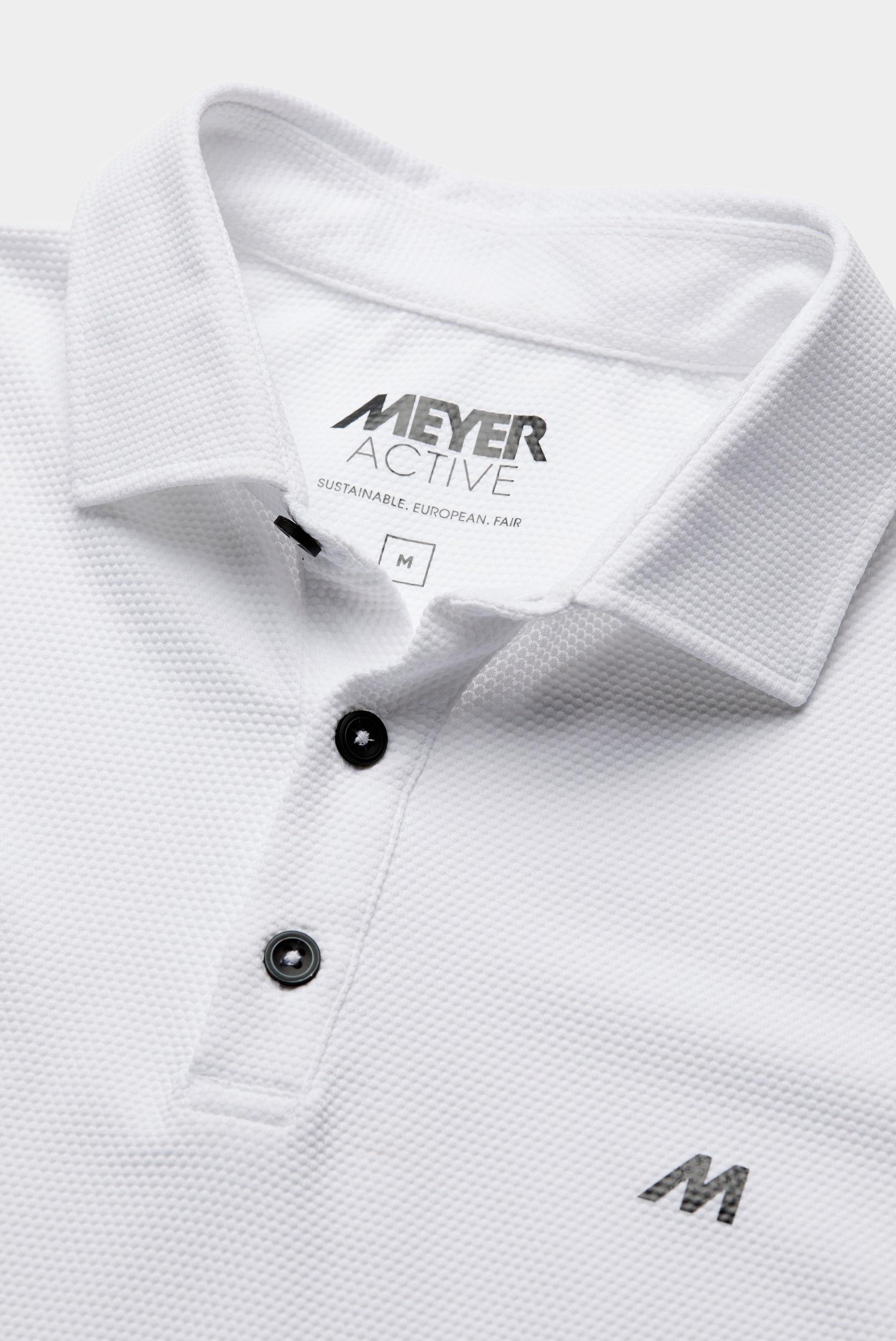 Meyer Polo korte mouw Wit RORY Art.9-9006 9519900600/40