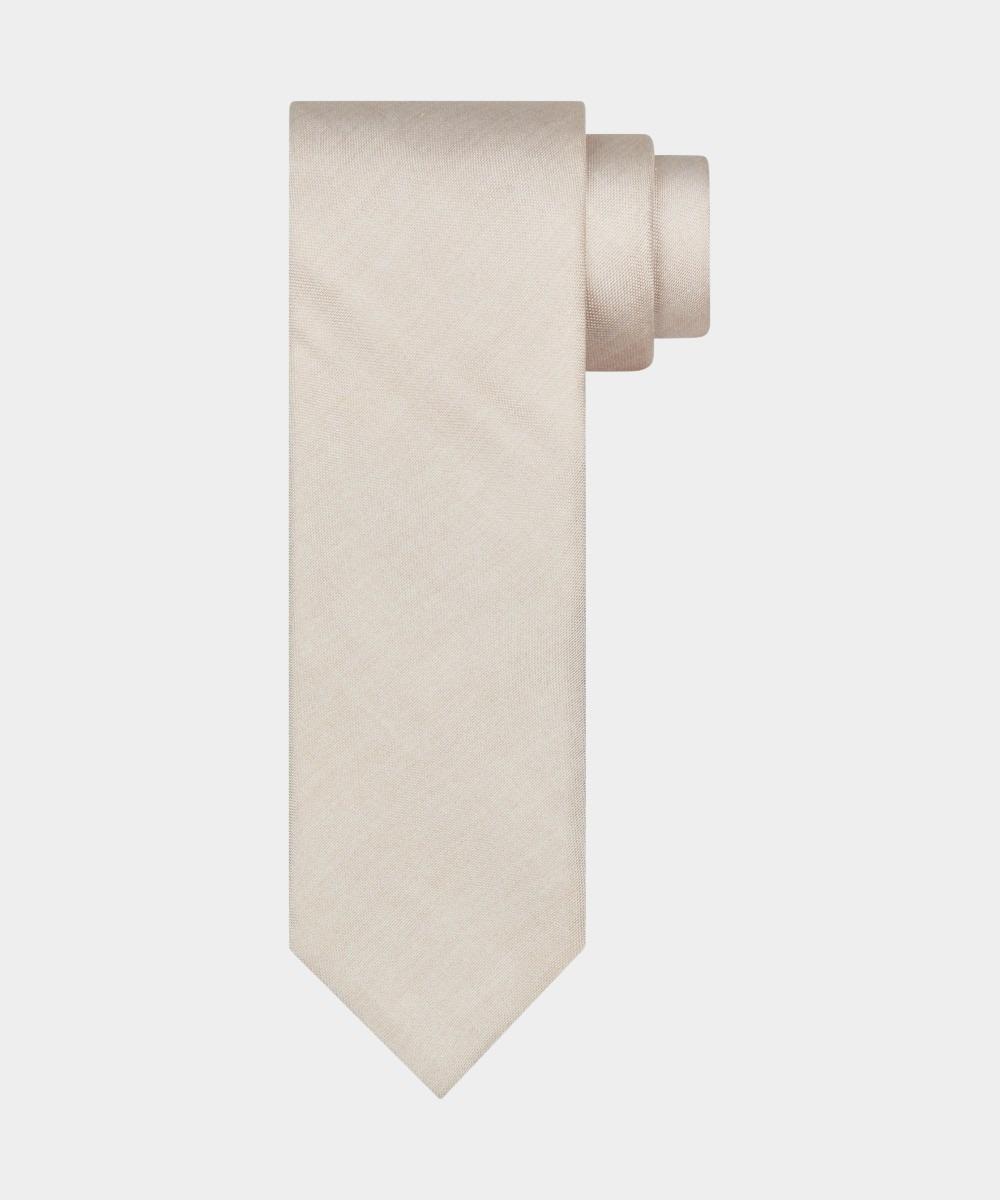 Profuomo Stropdas Beige  PPWA10039A/F1