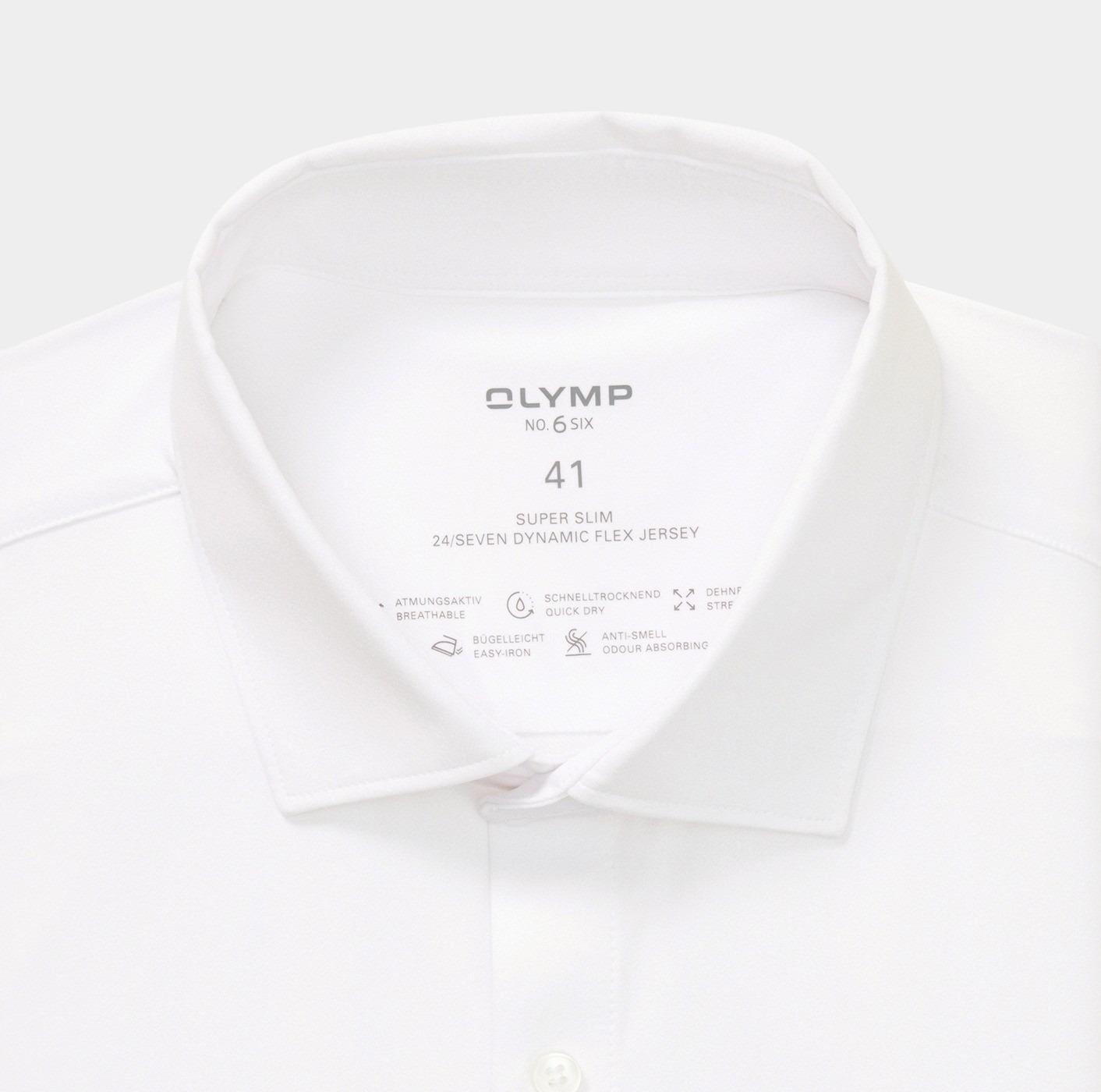Olymp Business hemd lange mouw Wit 24/7 No. Six 258484/00