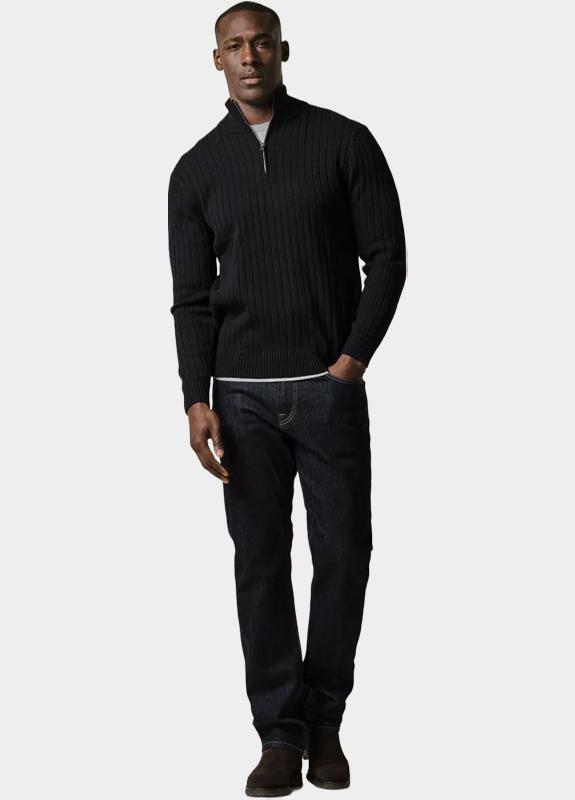 Profuomo Half Zip Blauw  PPWJ30019/E