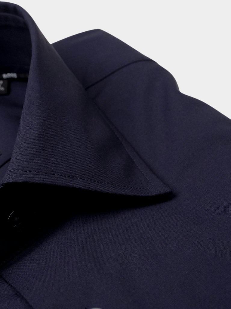 BOSS Black Business hemd lange mouw Blauw H-JOE-kent navy RF 10219212 50473265/404