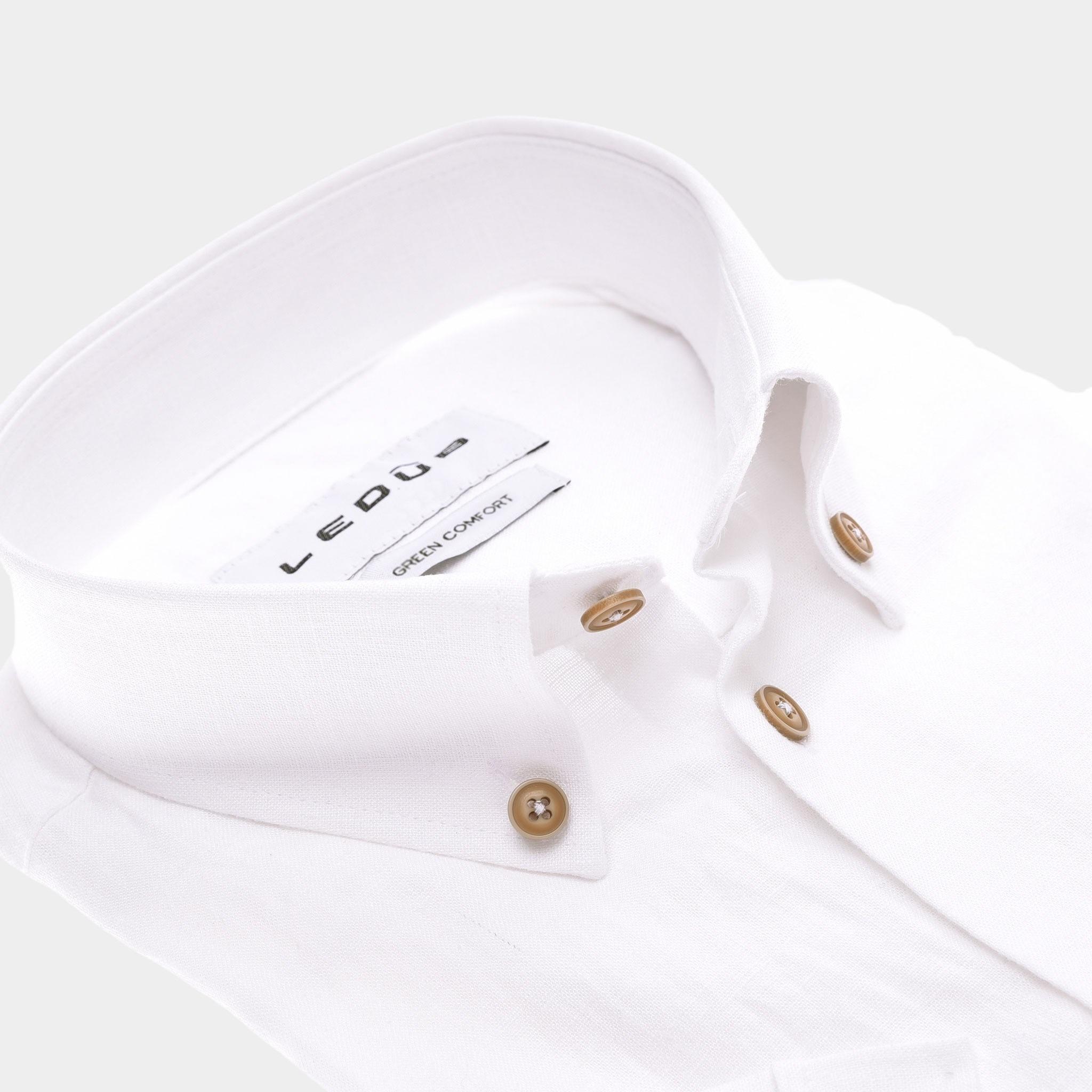 Ledub Business hemd korte mouw Wit  0142920/910-000-000