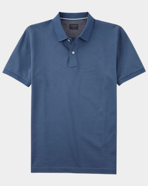 Olymp Polo korte mouw Blauw Polo PiquÃ© solid 540952/13