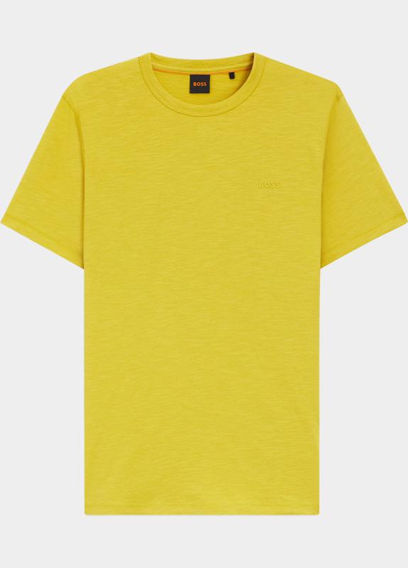 BOSS Orange T-shirt heren Geel Tegood 10240843 01 50508243/721