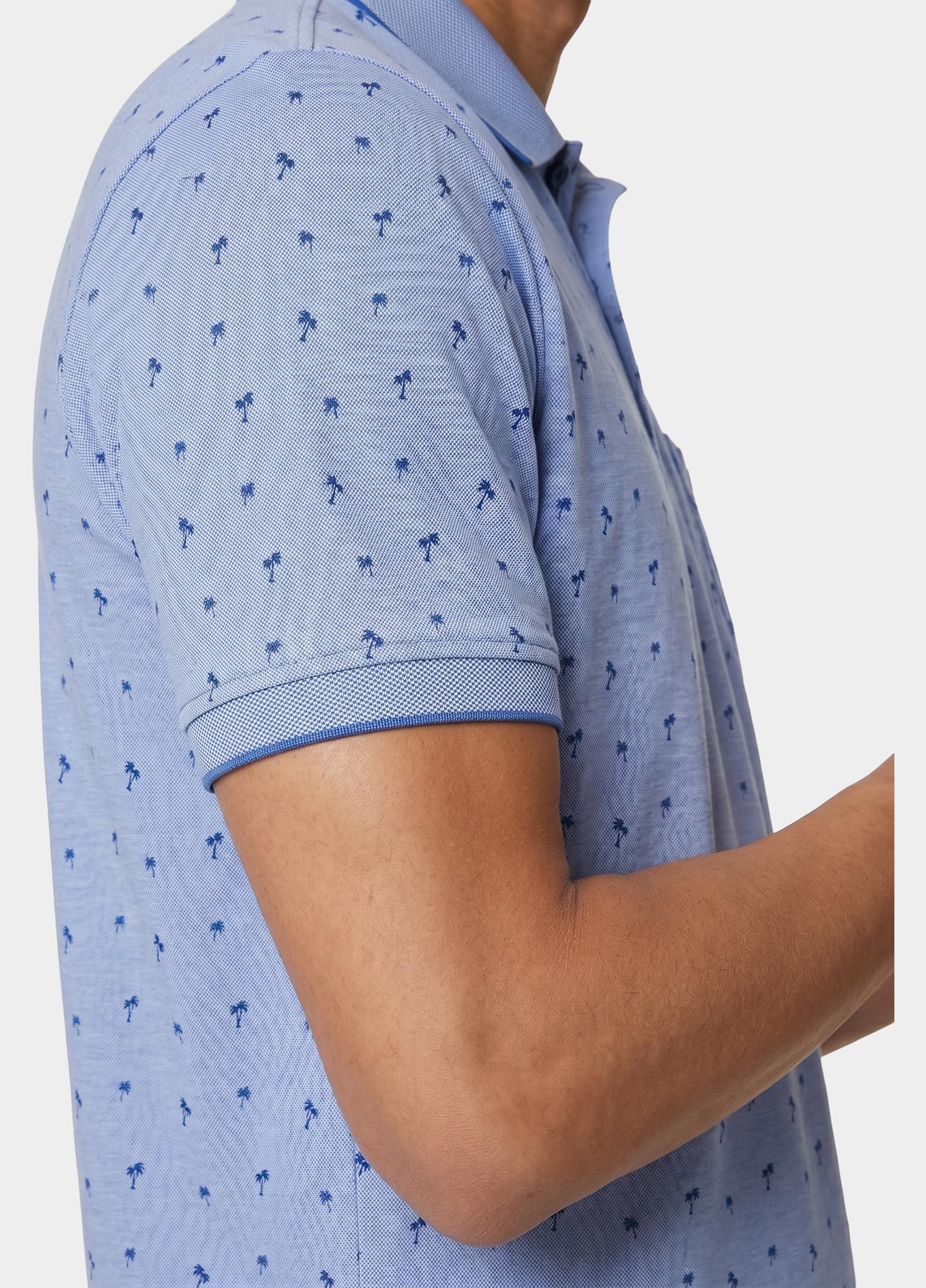Redmond Polo heren Blauw Polo Shirt wash & wear 251900900/120