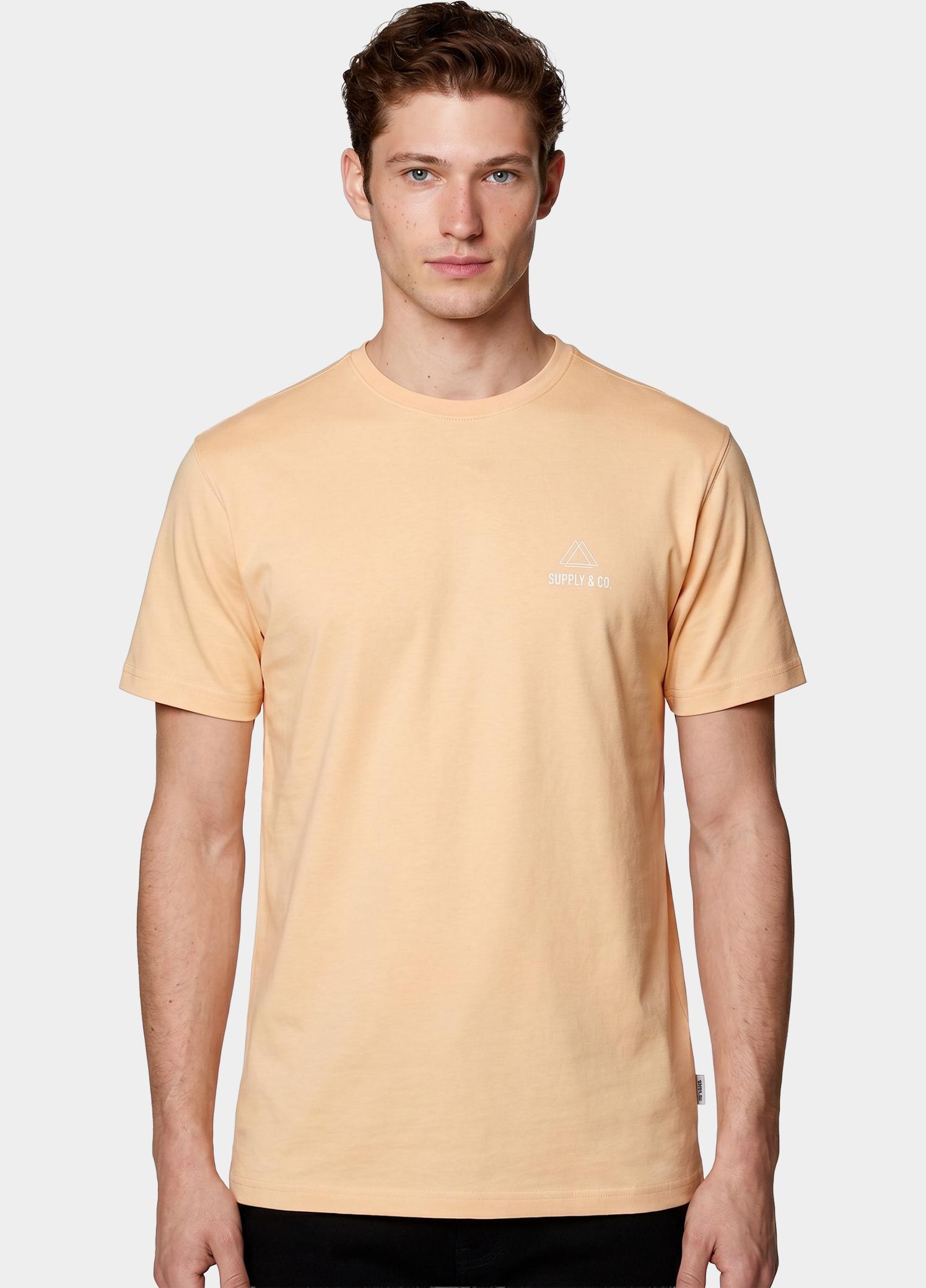 Supply & Co. T-shirt heren Roze Basic T-shirt SCO25108BA01/735 apricot