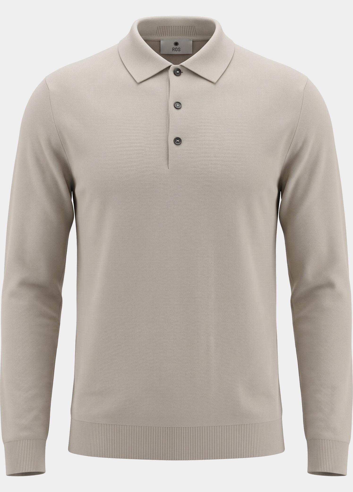 Bos Polo lange mouwen heren Bruin  3018900/607