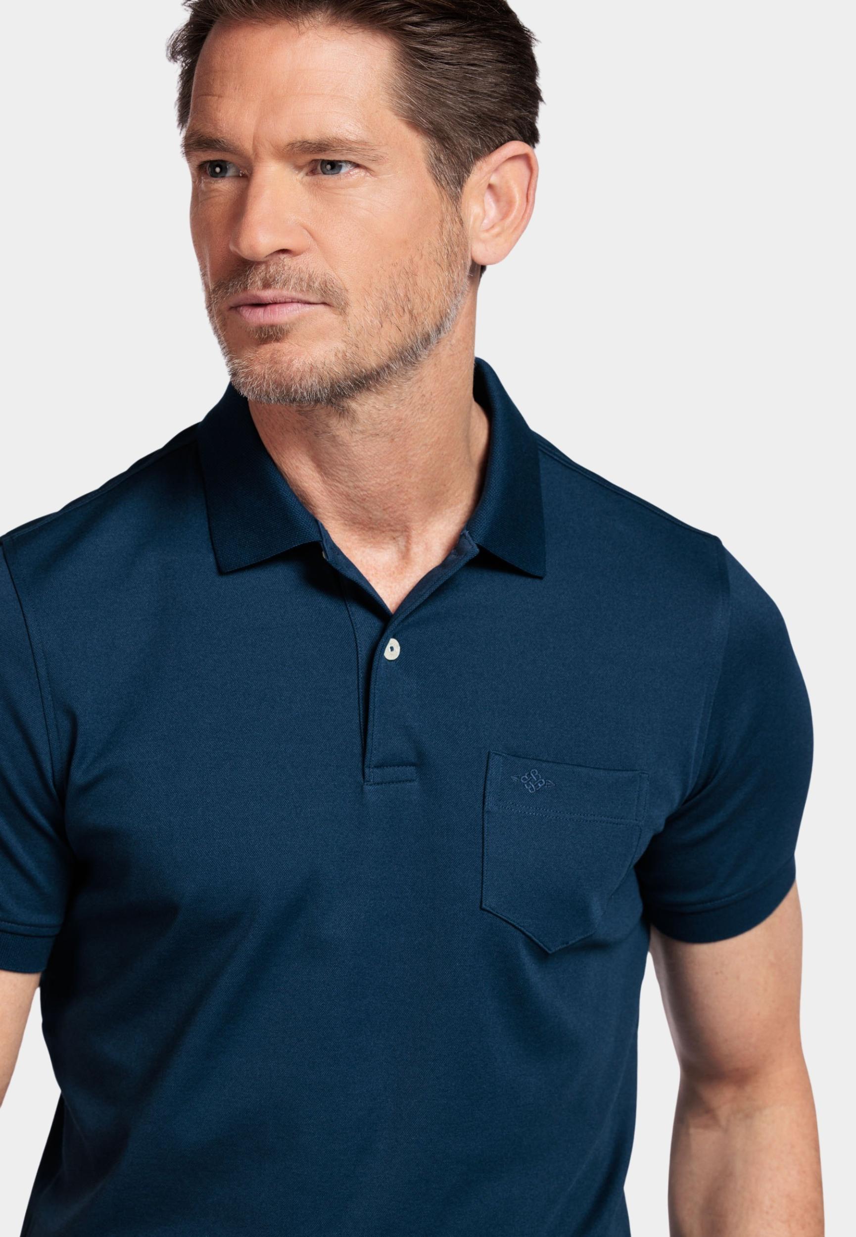 Baileys Polo korte mouw Blauw Poloshirt 515280/69