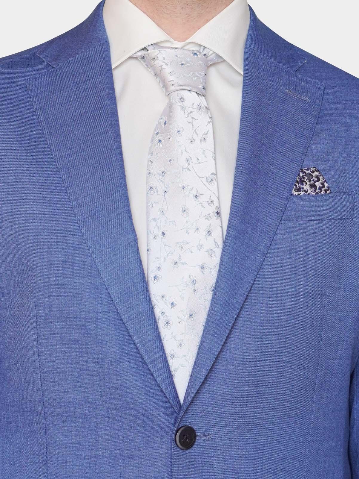 Bos Kostuum Blauw Fresco Modern Fit BS20/02818