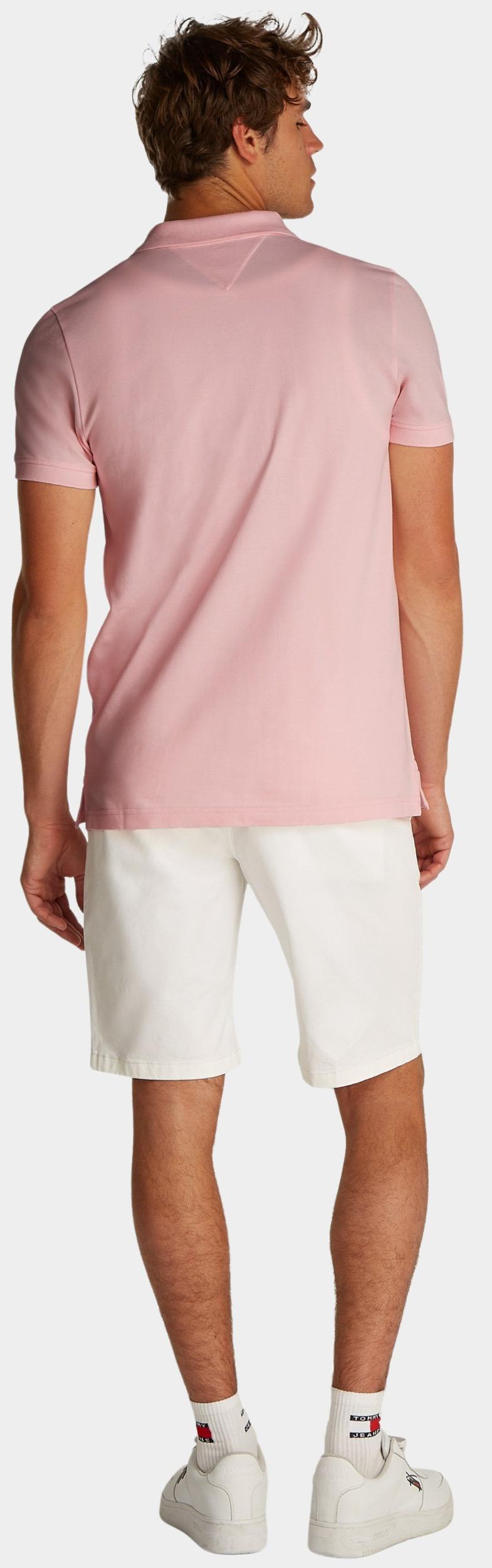 Tommy Jeans Polo korte mouw Roze TJM SLIM PLACKET POLO EXT DM0DM20676/TH3