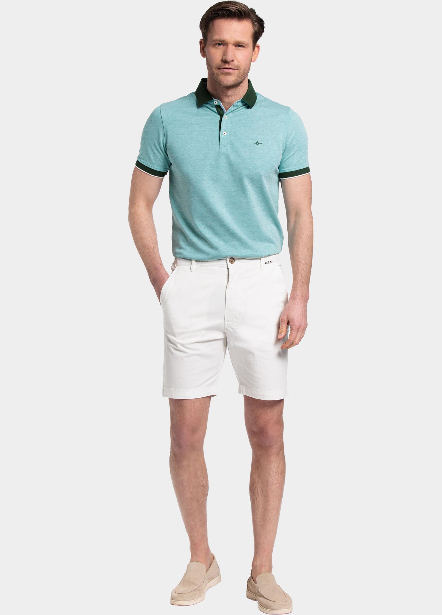 Giordano Korte Broek heren Wit Porter Short (elastic in wais 411117/10