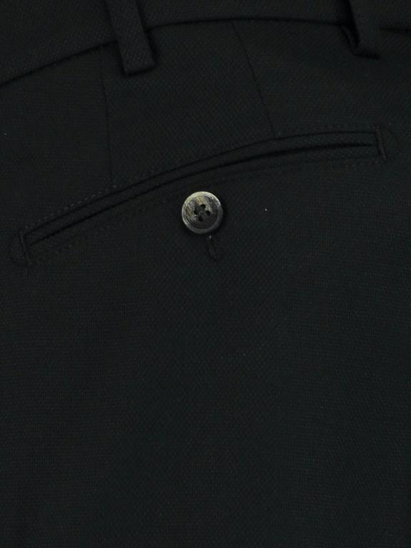 Meyer Wollen Pantalon Zwart Pantalon rio zwart modern fit 3242258090/09
