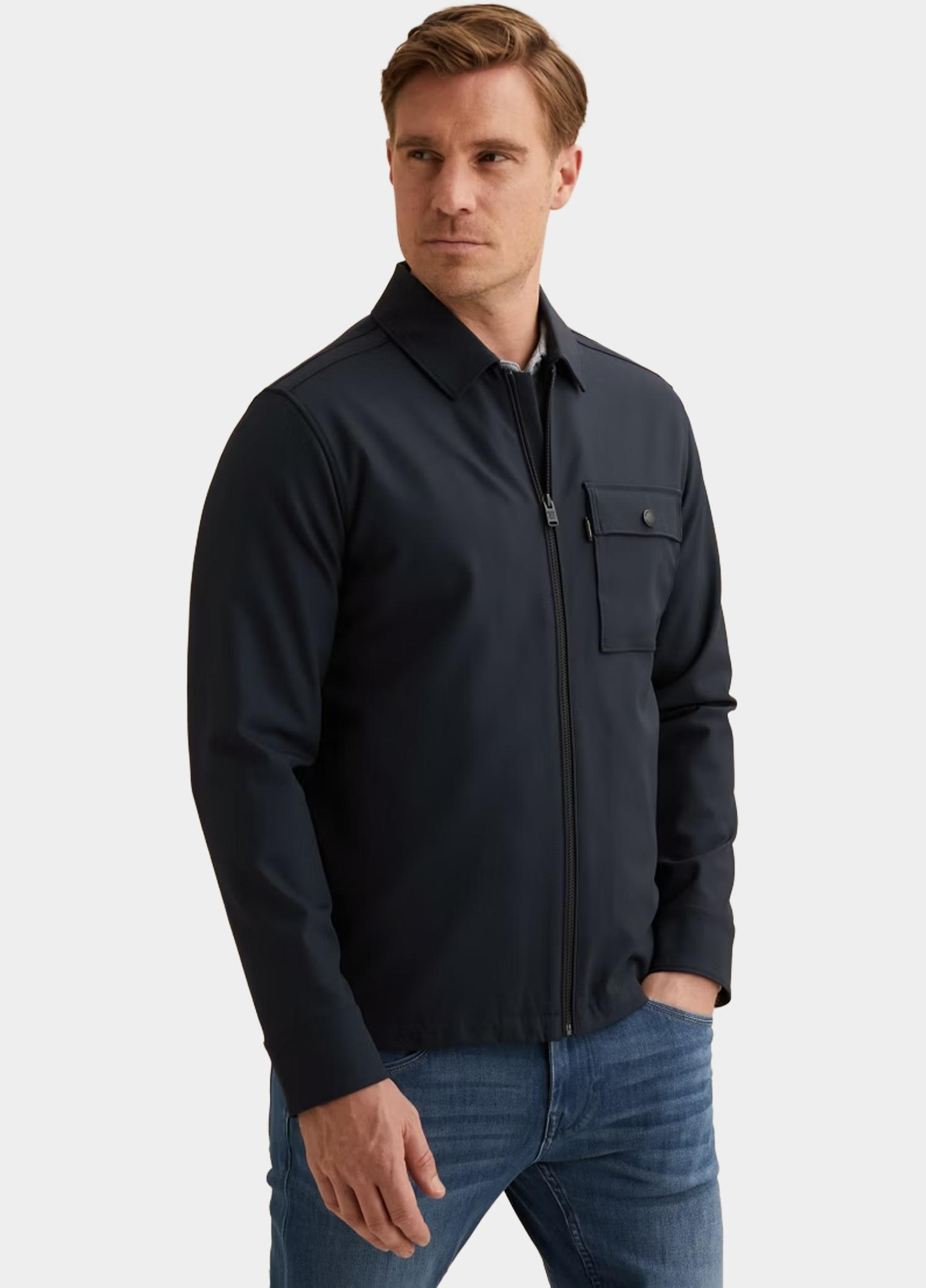 Vanguard Overhemd heren Blauw Long sleeve shirt Bi-stretch VSI2608217/5073