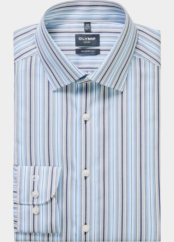 Olymp Zakelijk overhemd heren Blauw Luxor 127214/11