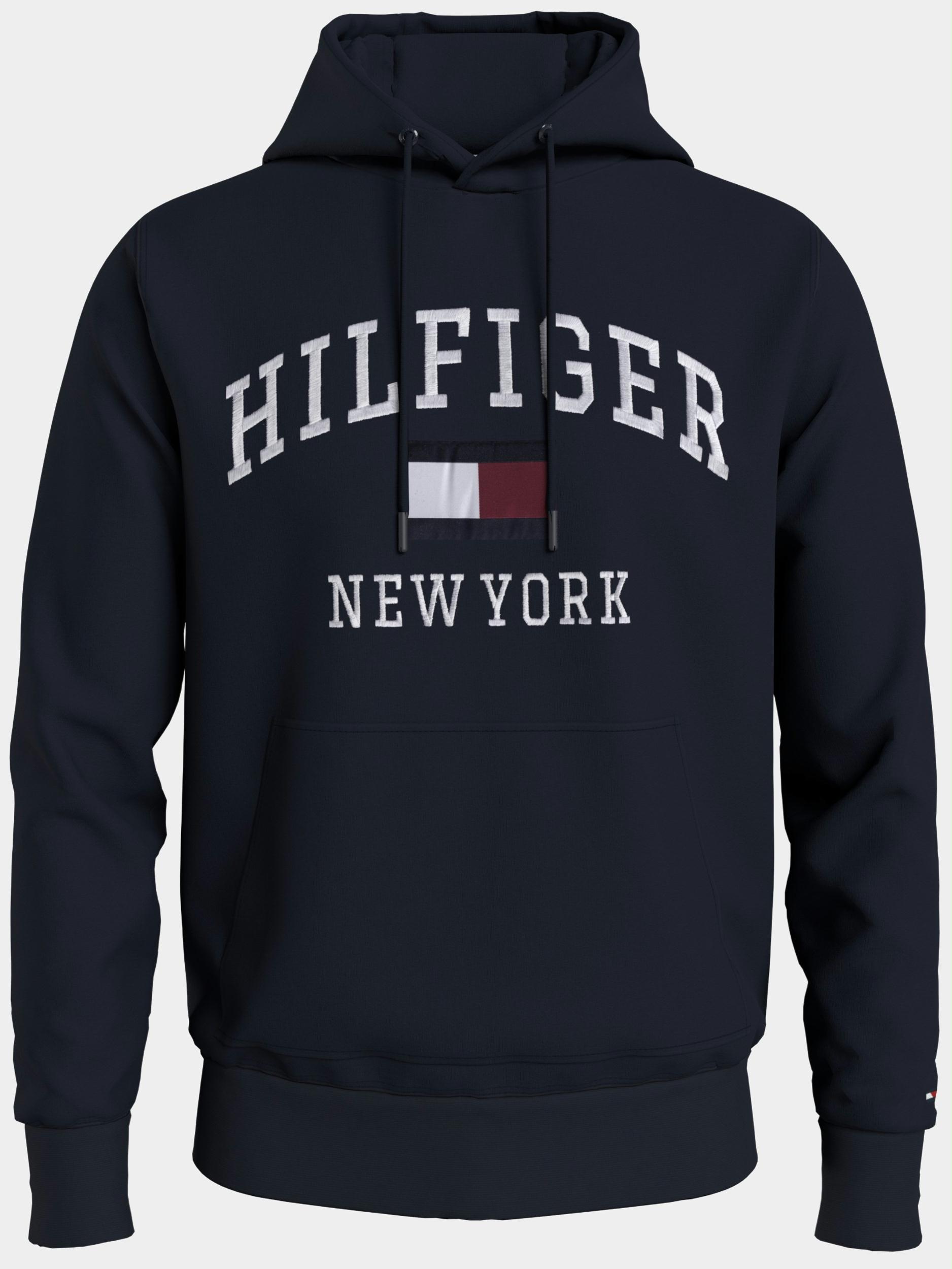 Tommy Hilfiger Sweater Blauw Modern varisty hoody MW0MW28173/DW5