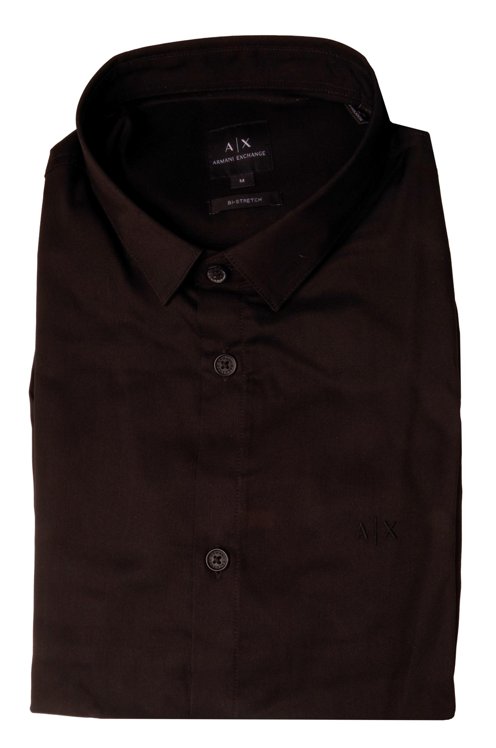Armani Exchange Casual hemd lange mouw Zwart  8NZC49.ZNYXZ/1200
