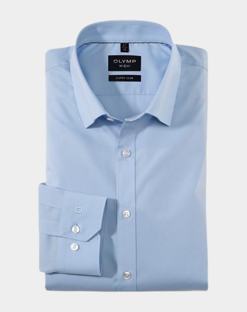 Olymp Business hemd lange mouw Blauw No. Six 043664/10