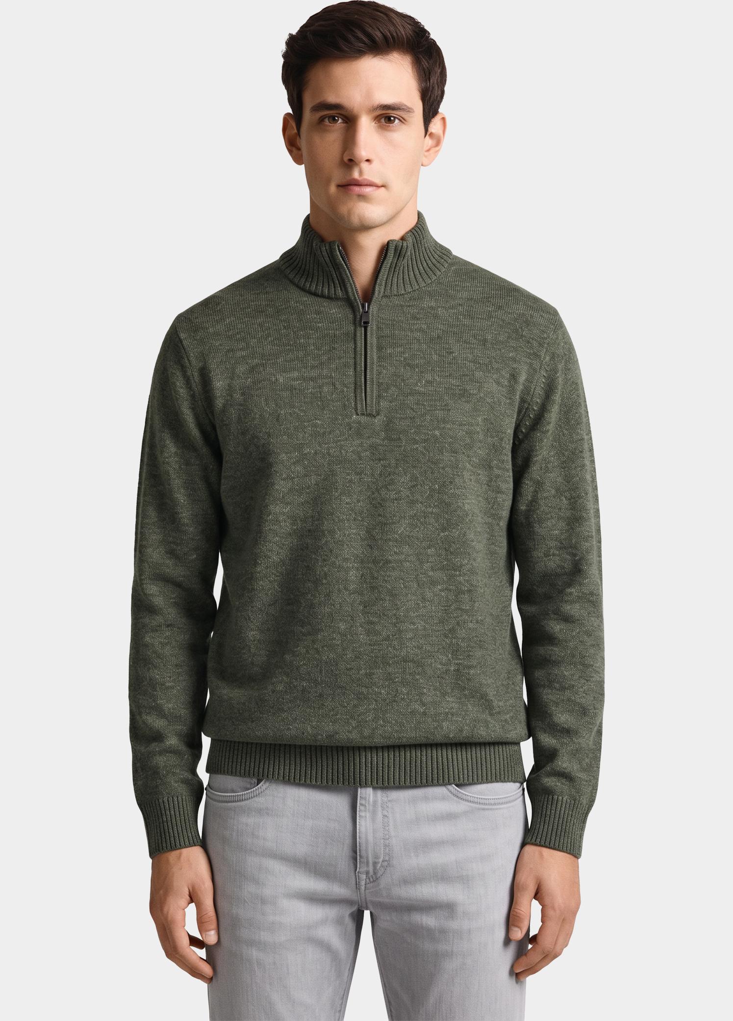 Bos Half Zip Groen  1111/40438 Green