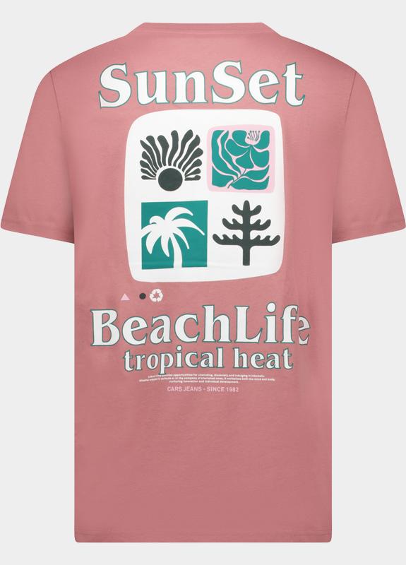 Cars Jeans T-shirt korte mouw Paars Ritzo 62371/62