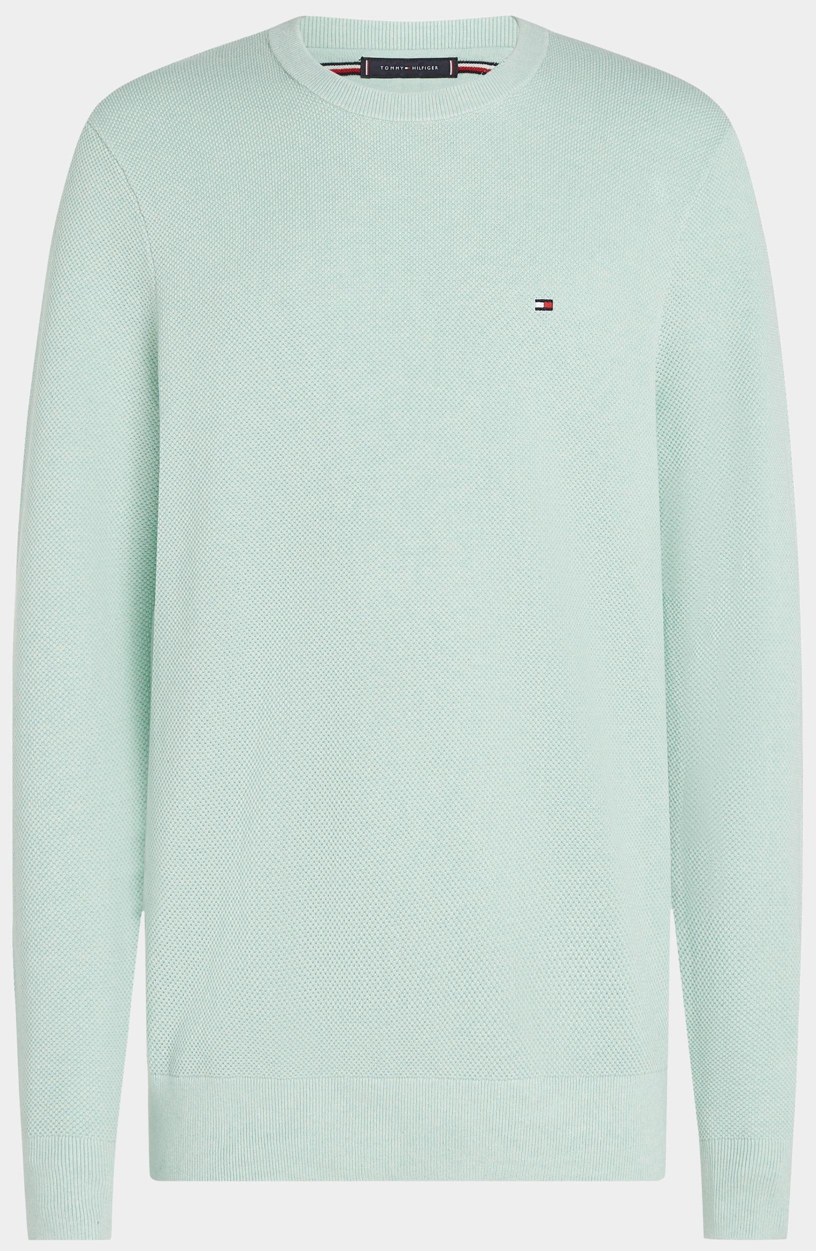 Tommy Hilfiger Pullover Groen Essential Structure Crew Neck MW0MW36347/MRE