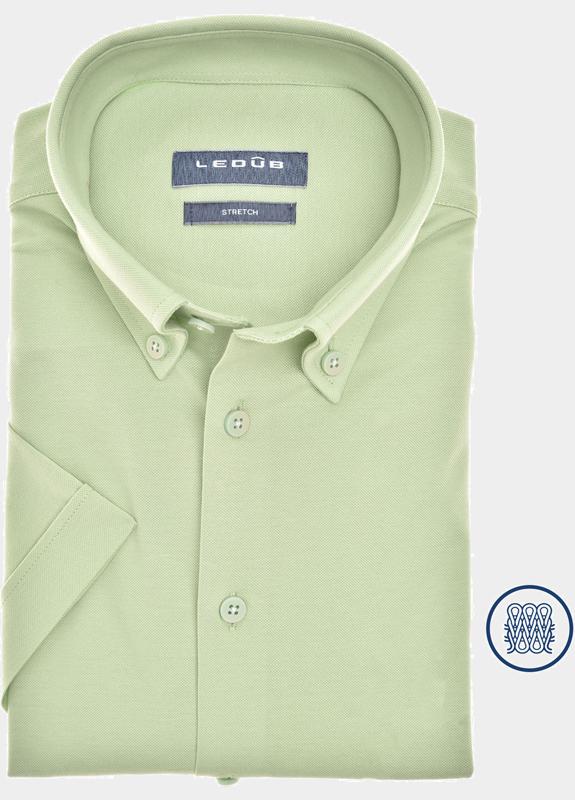 Ledub Business hemd korte mouw Groen  0142347/520-000-000