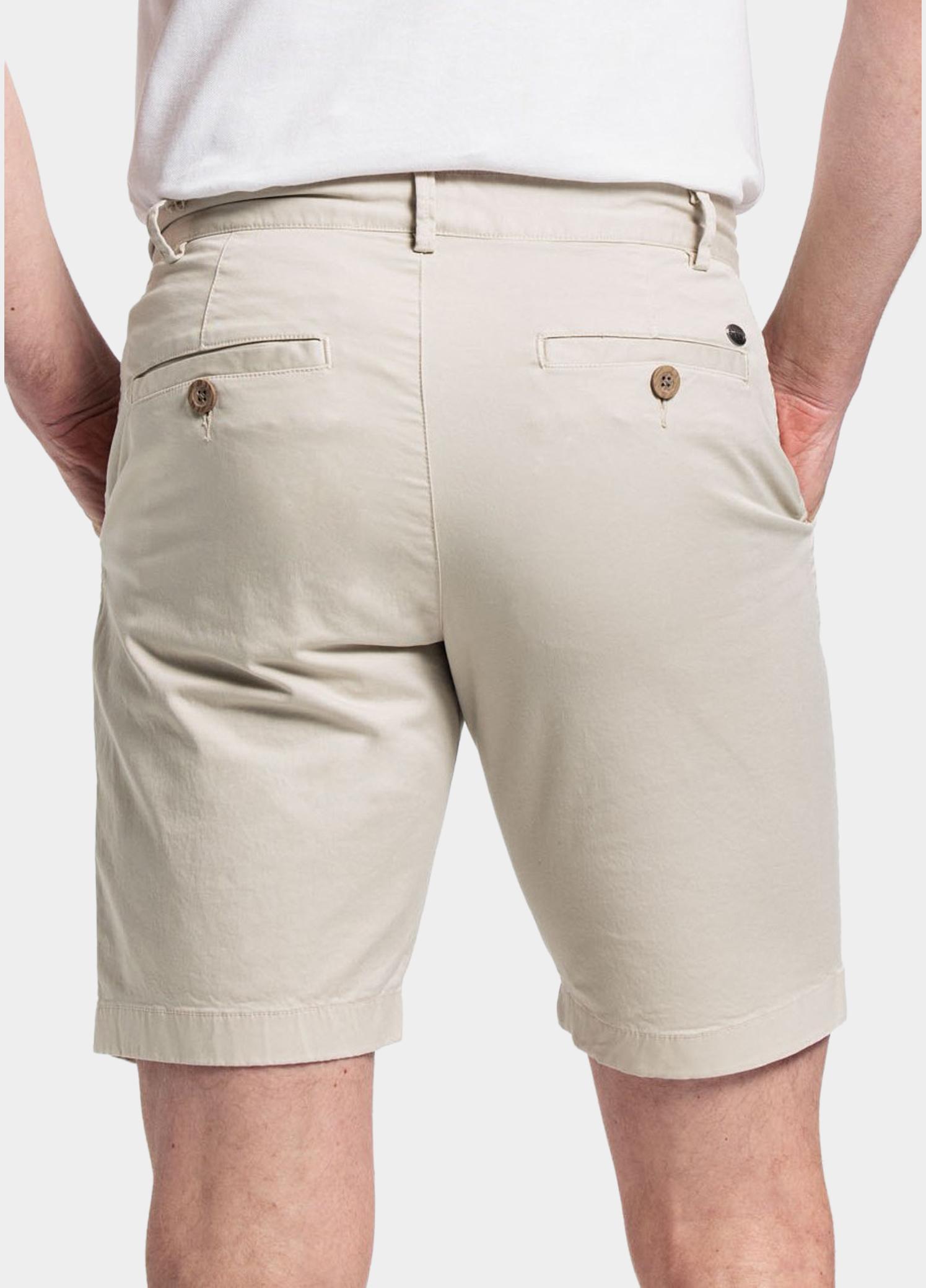 Giordano Korte Broek heren Wit Stockholm Short Garment Dyed 411115/81