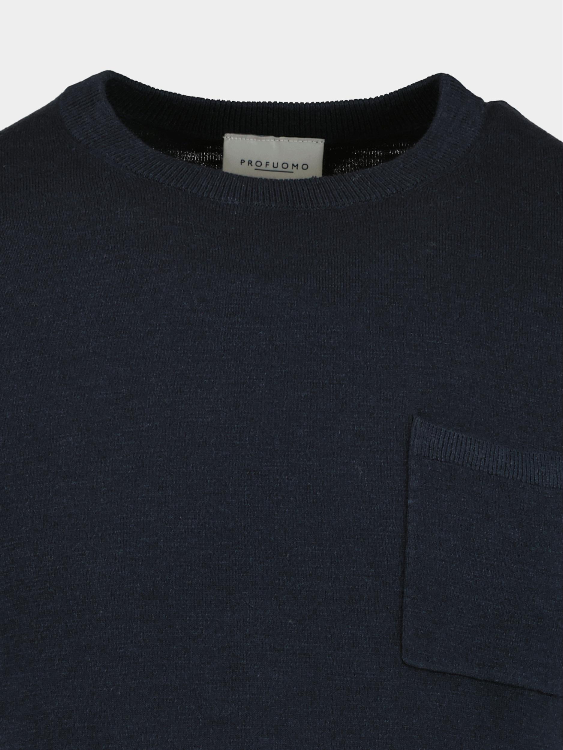 Profuomo Pullover Blauw  PPUJ10030C/P