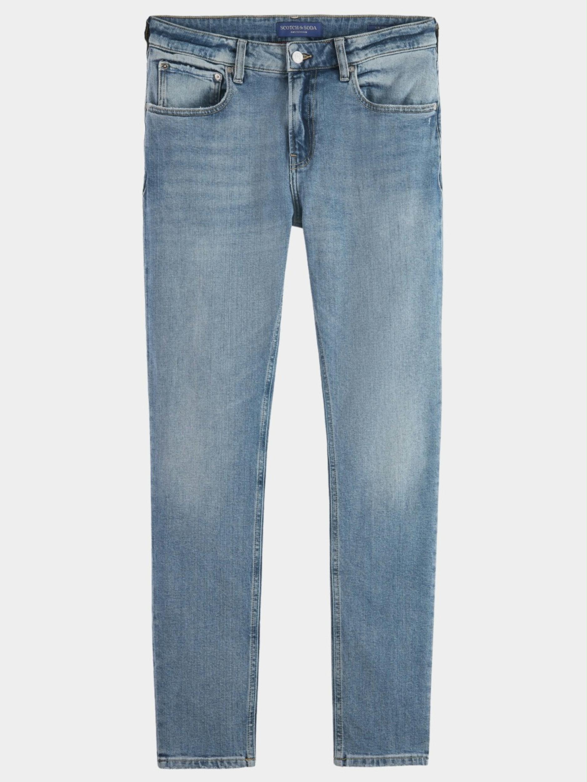 Scotch & Soda 5-Pocket Jeans Blauw Skim skinny jeans 172153/5767