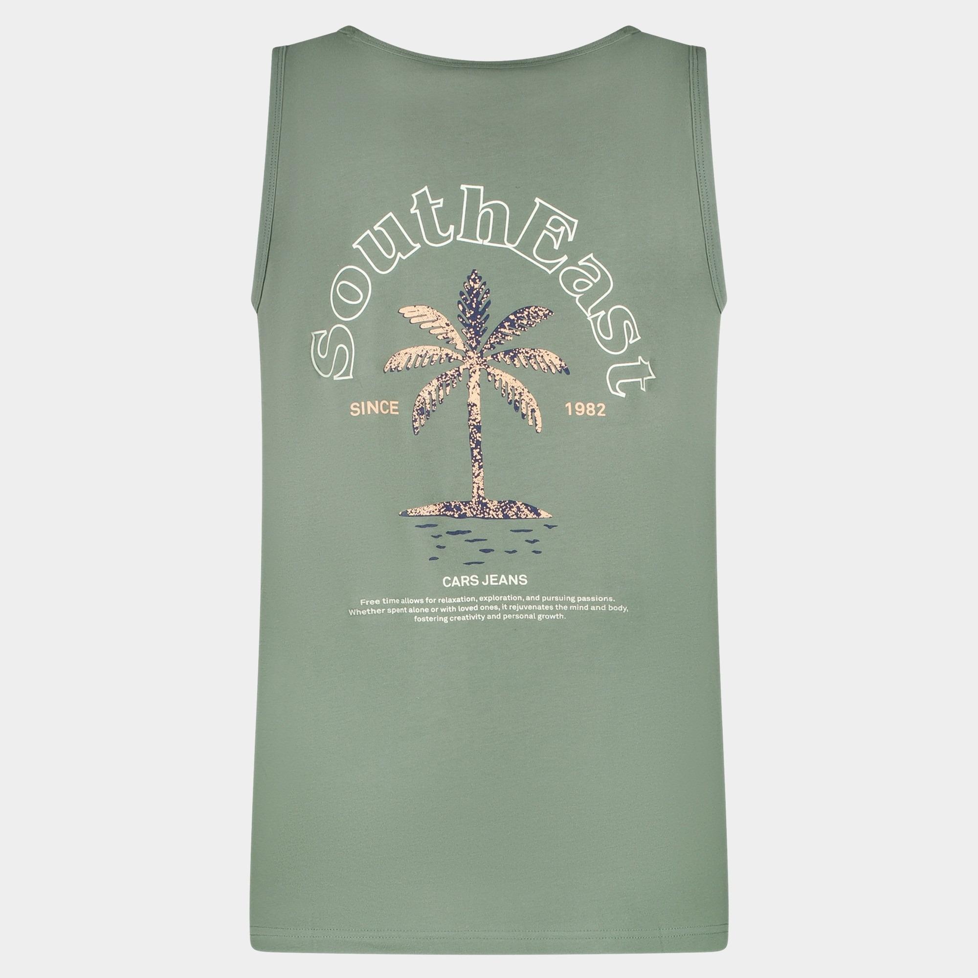 Cars Jeans Singlet Groen SURRENTO 64279/18