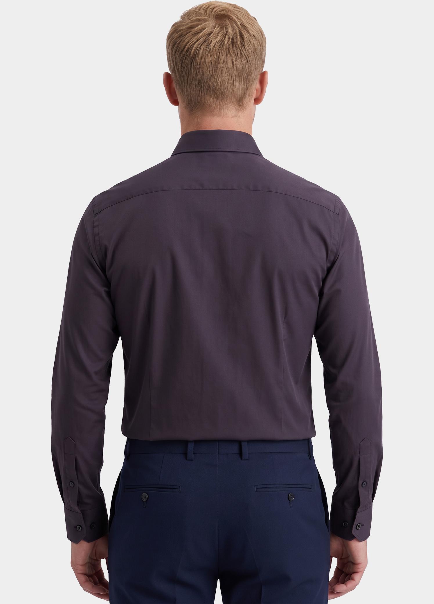 Profuomo Zakelijk overhemd heren Paars  PPXH30021/K