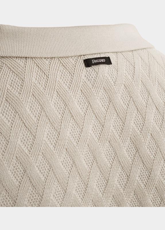 Vanguard Polo heren Beige Short sleeve polo cotton moda VPSS2602818/9017