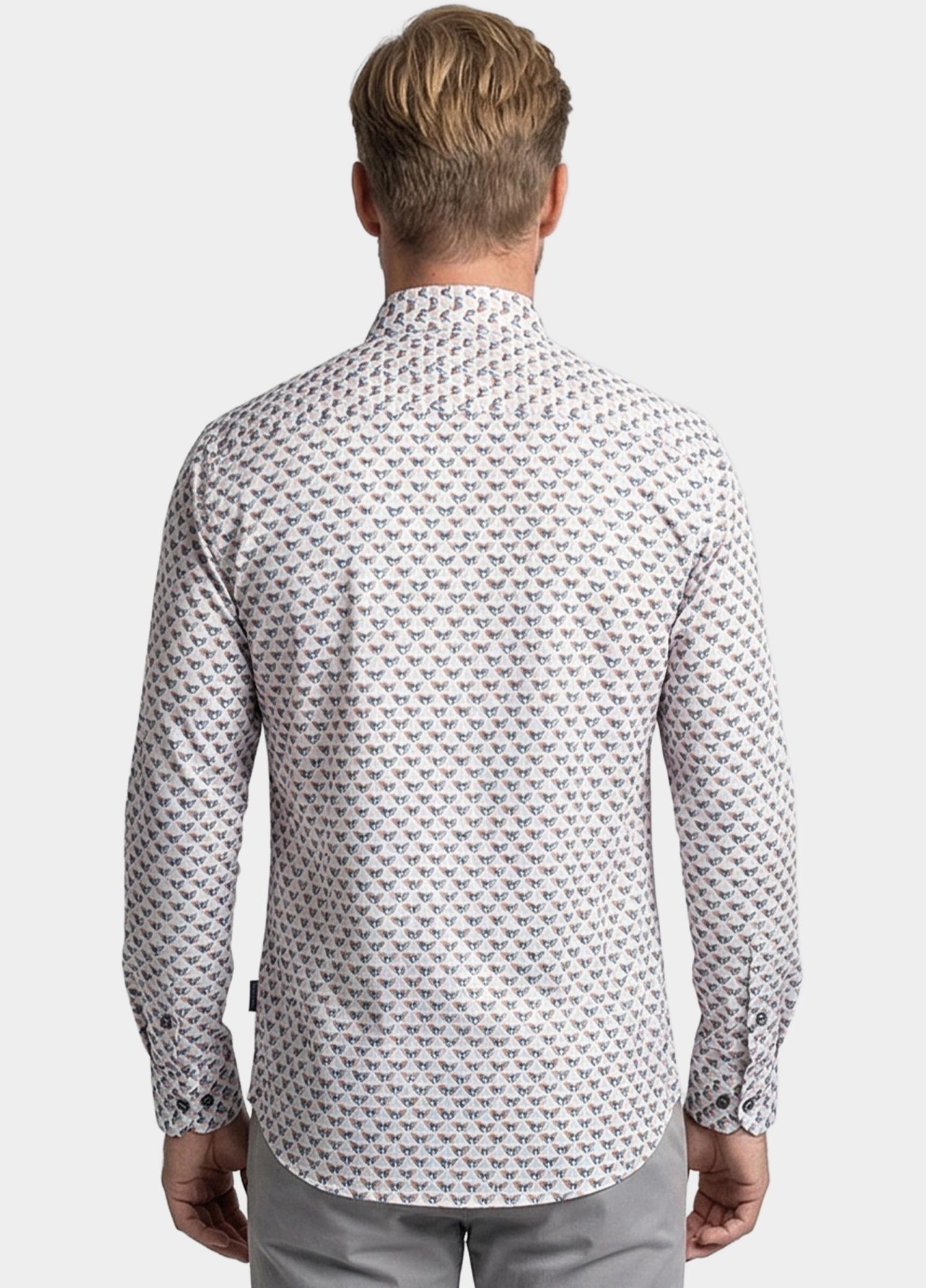 Giordano overhemd korte mouw heren Rood League Short Sleeve Button Do 616036/30