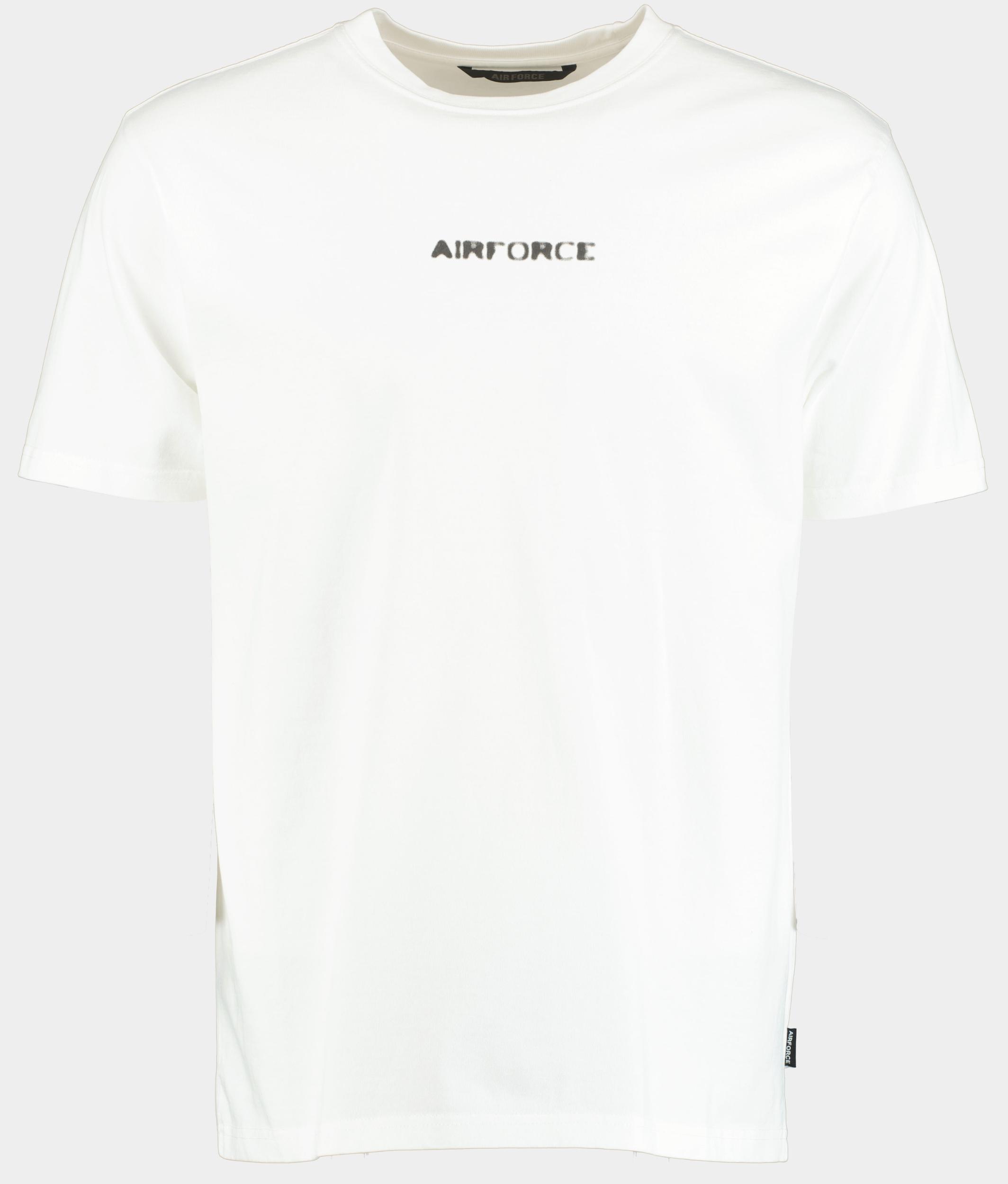 Airforce T-shirt korte mouw Wit Hazy round T-shirt GEM1223/100\901