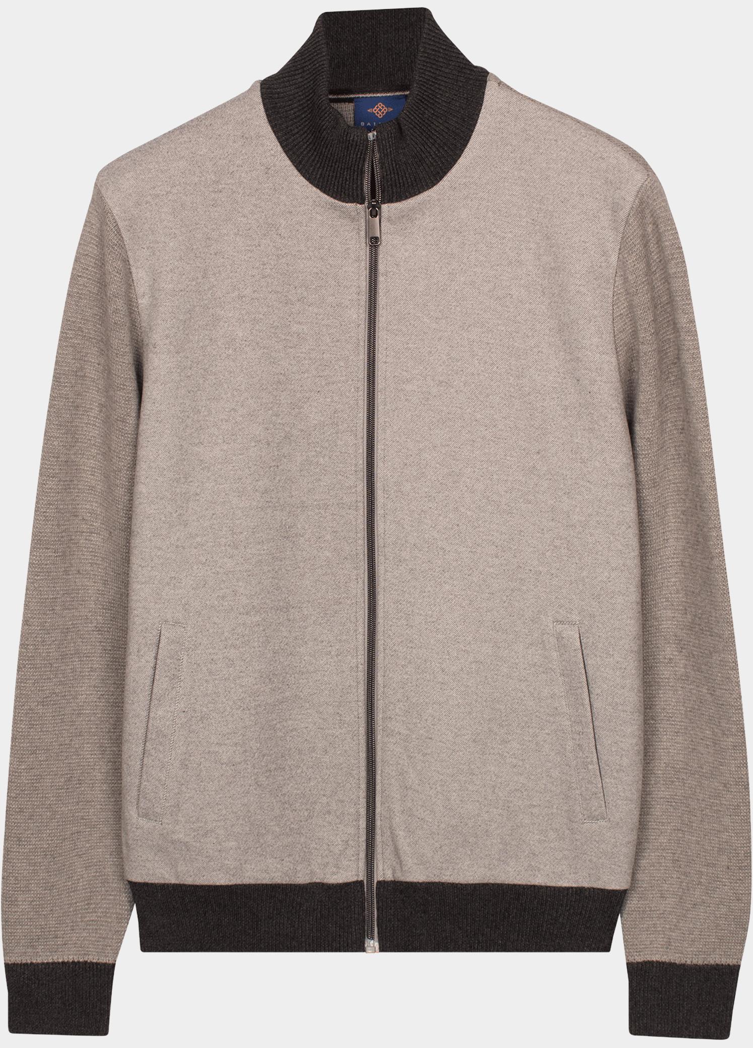 Baileys Vest heren Grijs Cardigan Zip  Front Body -sof 622093/925