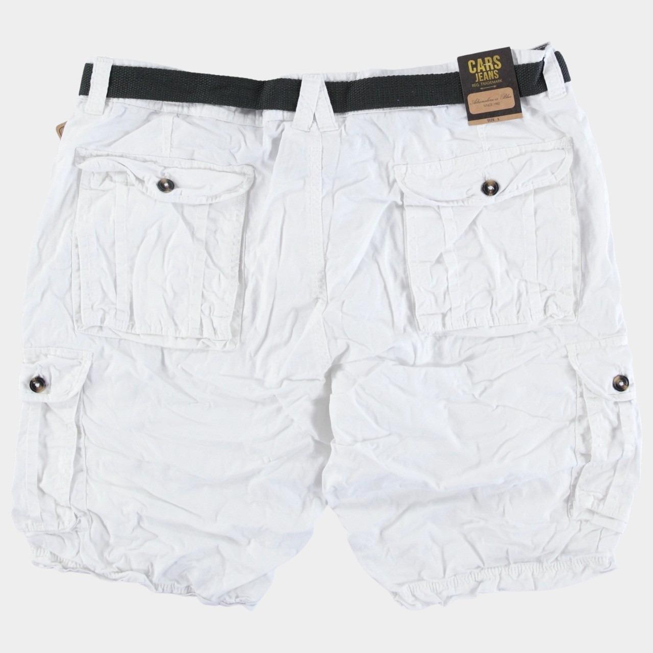 Cars Jeans Korte Broek Wit WESTEND 48278/23