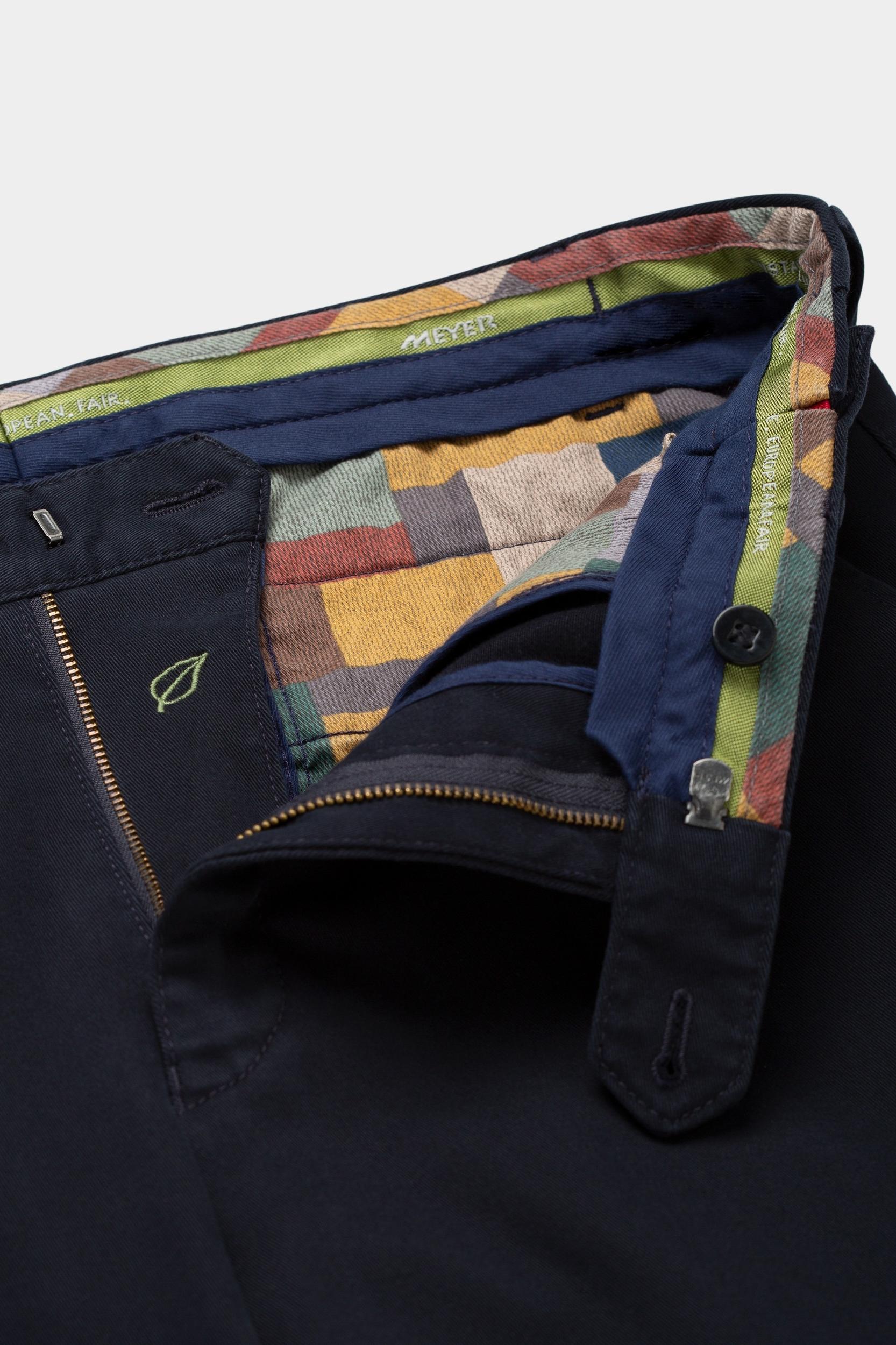 Meyer Katoenen Broek Blauw OSLO Art.2-3552 2232355200/18